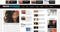 Desktop Screenshot of christianentrepreneursmagazine.com